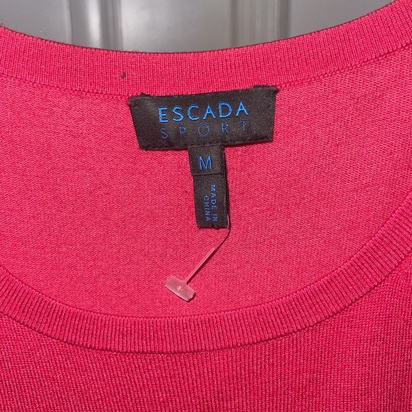 Escada raspberry sweater shell - Picture 2 of 6